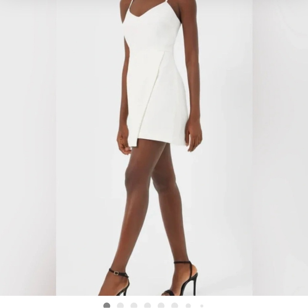 French Connection whisper White Spaghetti-Strap Mini Dress